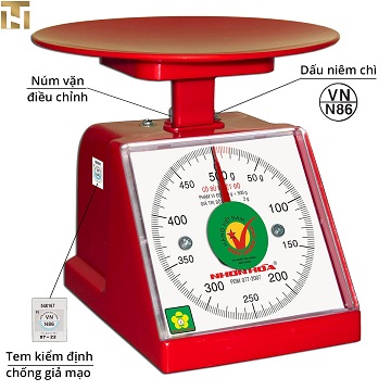 CÂN NHỰA VUÔNG 500G